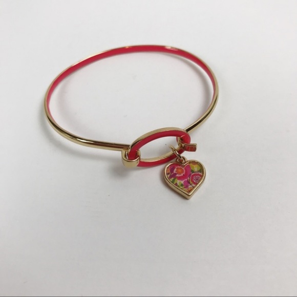 Vera Bradley Jewelry - Vera Bradley Clementine Heart Charm Bracelet